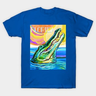 Florida Gator and Sunset T-Shirt